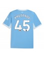 Moški Nogometna dresi replika Manchester City Abdukodir Khusanov #45 Domači 2026-27 Kratek rokav Moški Nogometna dresi replika Manchester City Abdukodir Khusanov #45 Domači 2026-27 Kratek rokav